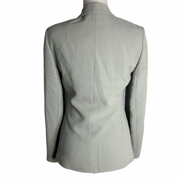 Vintage 80s Anne Klein Blazer Jacket 4 Blue Open - Picture 4 of 6